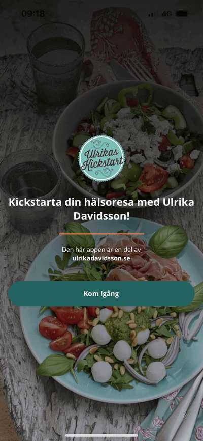 Ulrikas Kickstart app